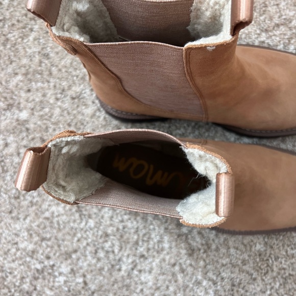 Sam Edelman Tan Suede Ankle Boots size 8 - Picture 7 of 8